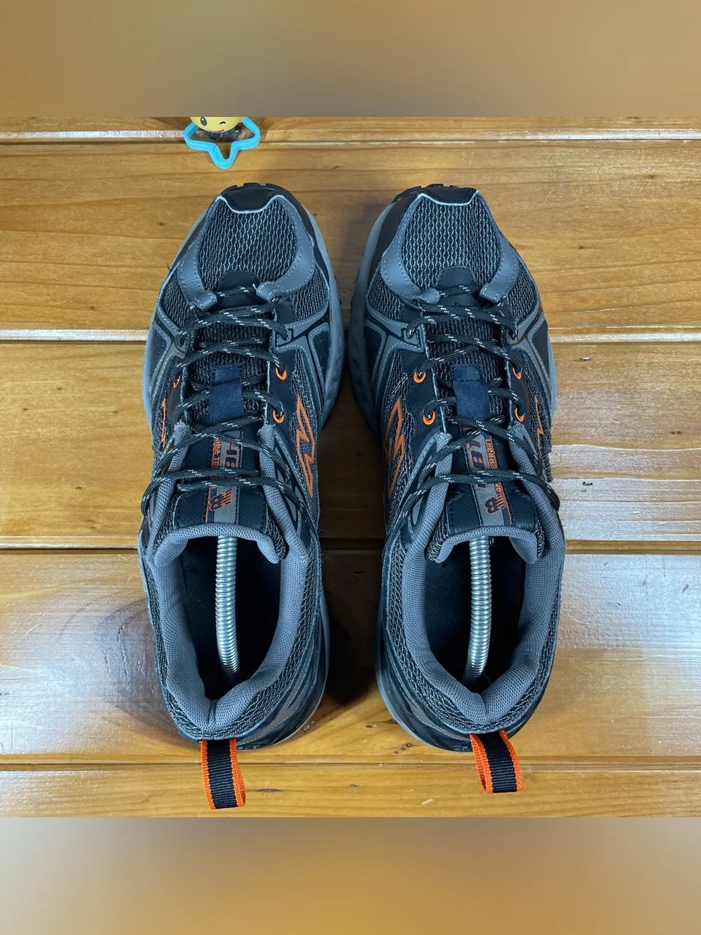 New Balance 481 V2 All Terrain Mens 12 2E Wide Gray Orange Trail Shoes MT481BO2